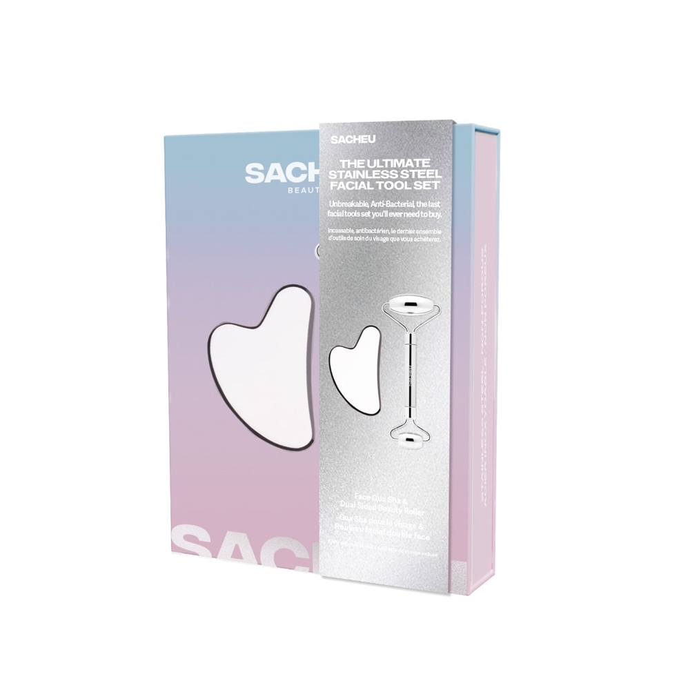 SACHEU FACIAL TOOLKIT - FACIAL ROLLER + GUA SHA